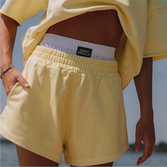 Yellow Daily Drills Boxer Super Shorts - Picture 4 of 5